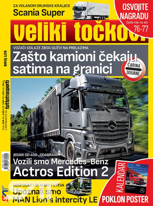 <p><strong>Ekskluzivna vožnja Mercedesove &ldquo;perjanice&rdquo; u ograničenoj seriji, predstavljanje nove generacije drumske kraljica Scania Super, detaljno o kabinama DAF-ovog &ldquo;kamio