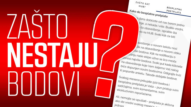 Zašto Nestaju Bodovi?